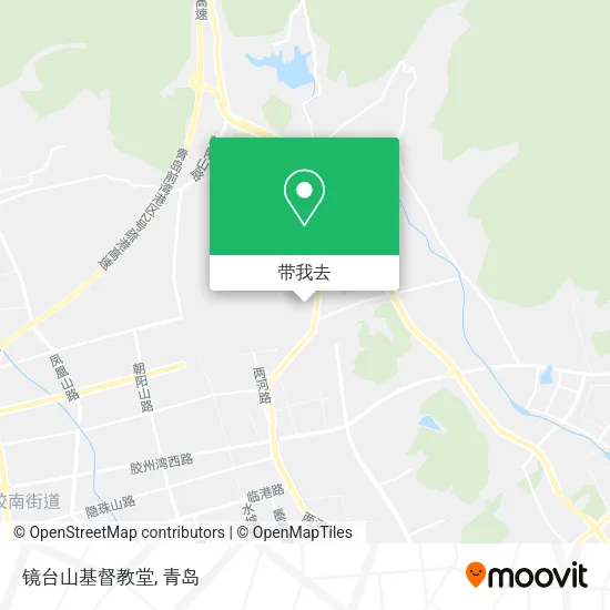 镜台山基督教堂地图