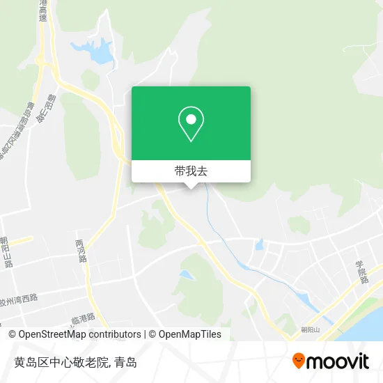 黄岛区中心敬老院地图