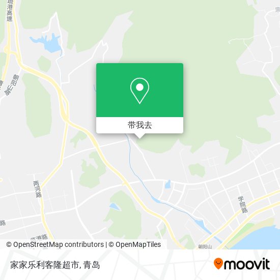 家家乐利客隆超市地图