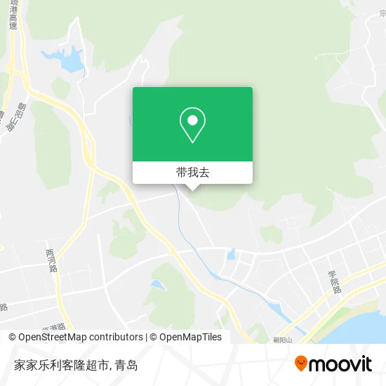 家家乐利客隆超市地图