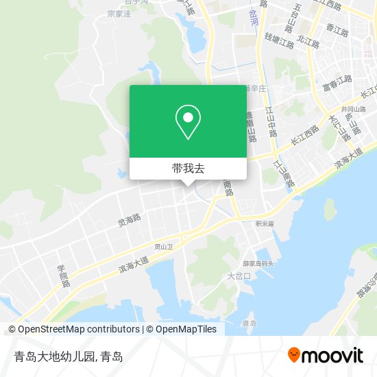 青岛大地幼儿园地图