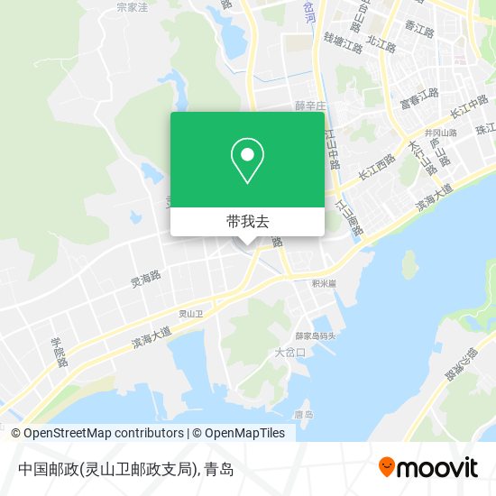 中国邮政(灵山卫邮政支局)地图