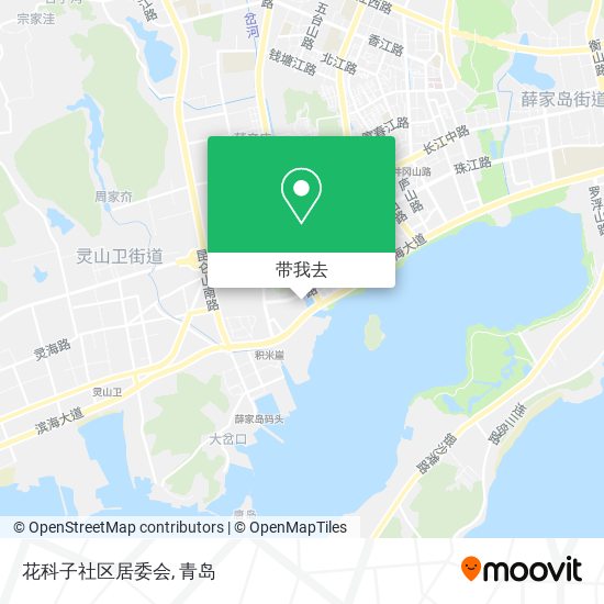 花科子社区居委会地图