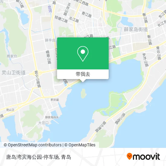 唐岛湾滨海公园-停车场地图
