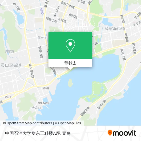中国石油大学华东工科楼A座地图