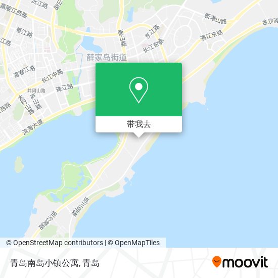 青岛南岛小镇公寓地图