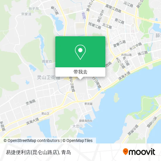 易捷便利店(昆仑山路店)地图