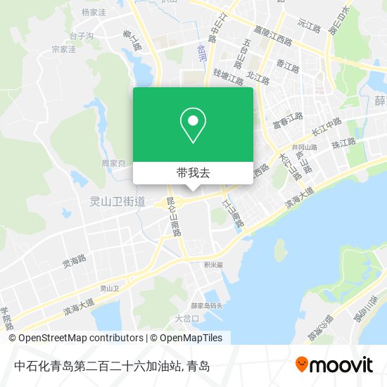 中石化青岛第二百二十六加油站地图