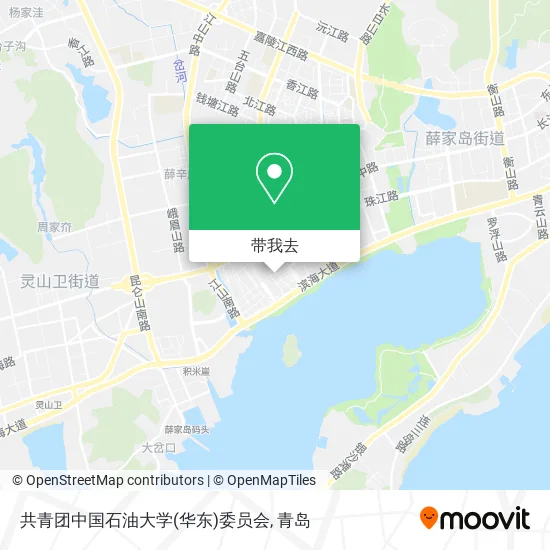 共青团中国石油大学(华东)委员会地图