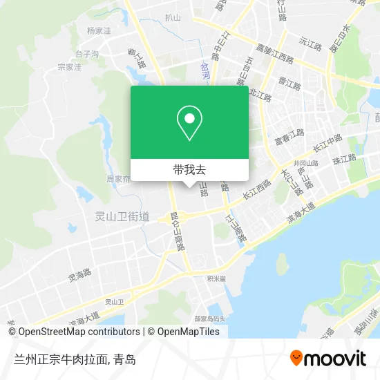 兰州正宗牛肉拉面地图