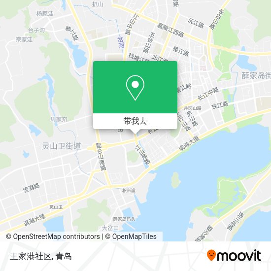 王家港社区地图