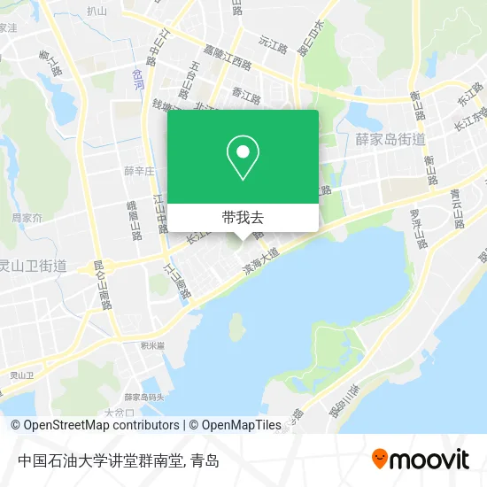 中国石油大学讲堂群南堂地图