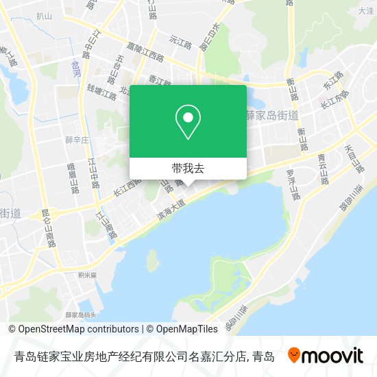 青岛链家宝业房地产经纪有限公司名嘉汇分店地图