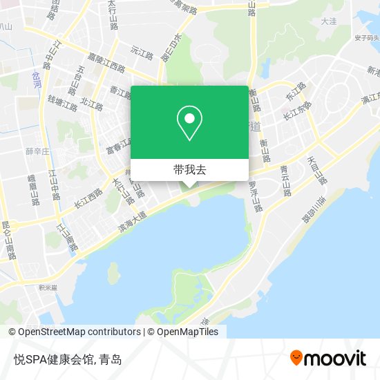 悦SPA健康会馆地图