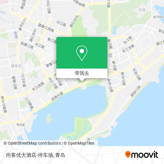 尚客优大酒店-停车场地图