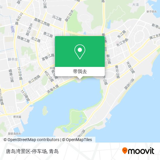 唐岛湾景区-停车场地图