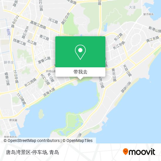 唐岛湾景区-停车场地图