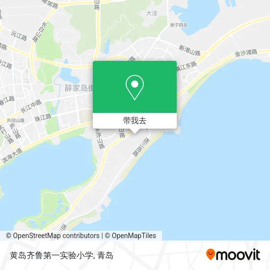 黄岛齐鲁第一实验小学地图