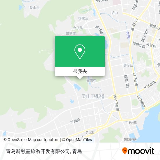 青岛新融基旅游开发有限公司地图