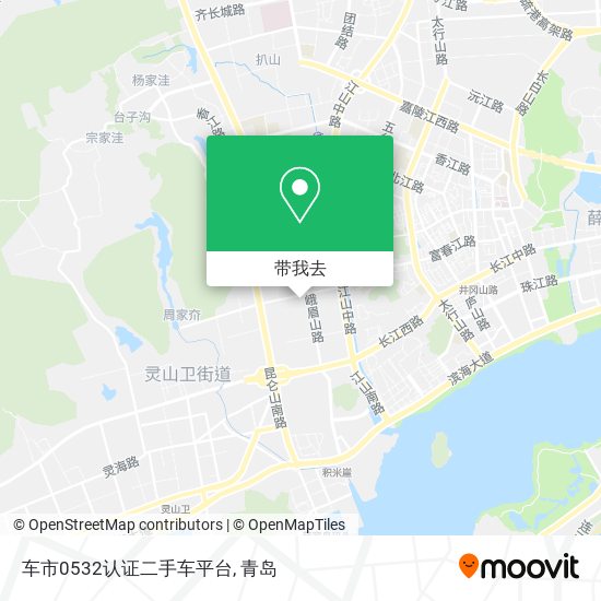 车市0532认证二手车平台地图
