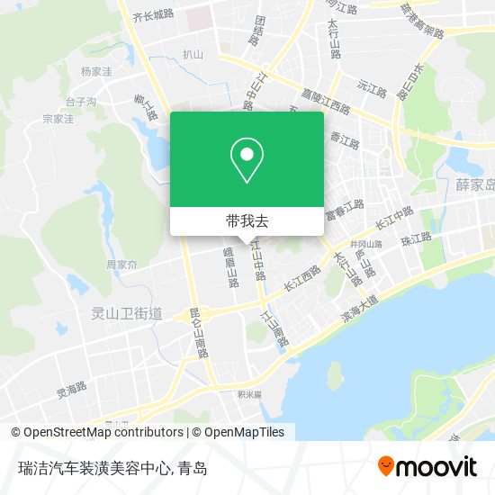 瑞洁汽车装潢美容中心地图