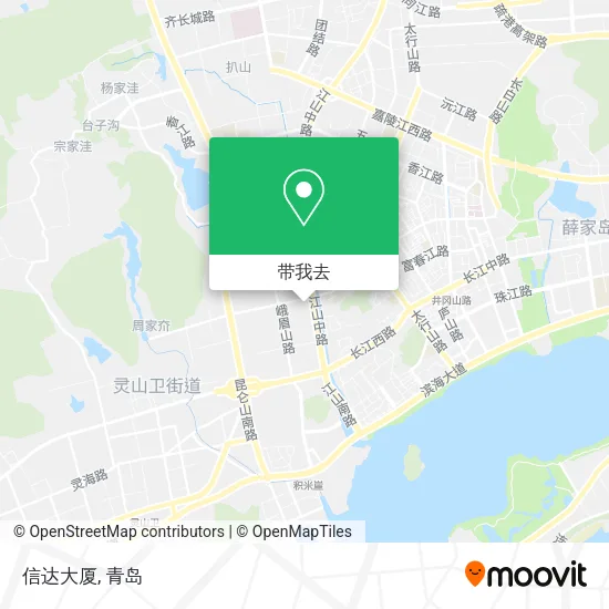 信达大厦地图