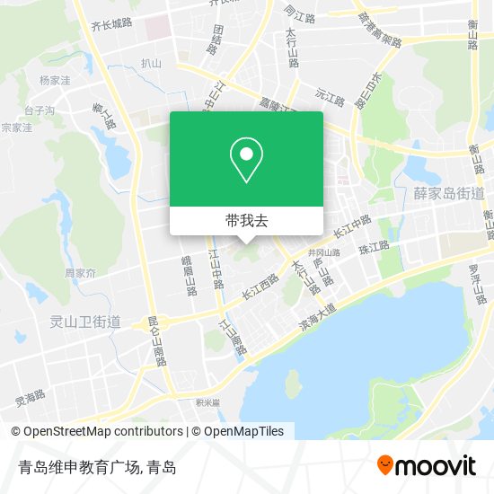 青岛维申教育广场地图