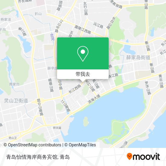 青岛怡情海岸商务宾馆地图