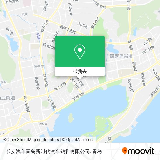 长安汽车青岛新时代汽车销售有限公司地图
