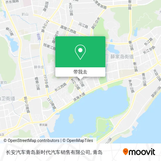 长安汽车青岛新时代汽车销售有限公司地图