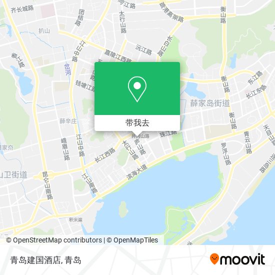 青岛建国酒店地图