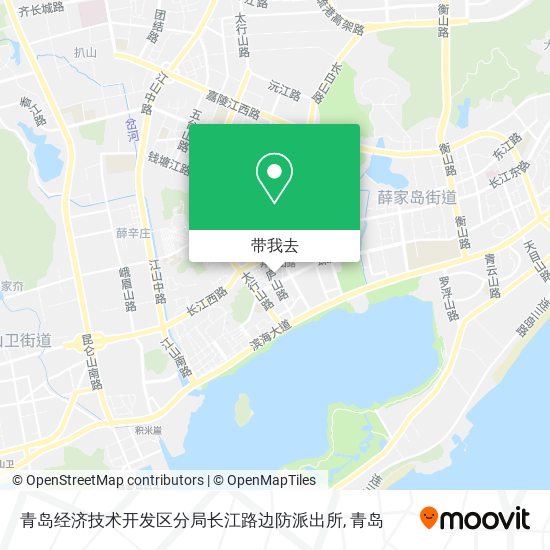 青岛经济技术开发区分局长江路边防派出所地图