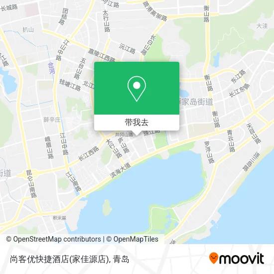 尚客优快捷酒店(家佳源店)地图