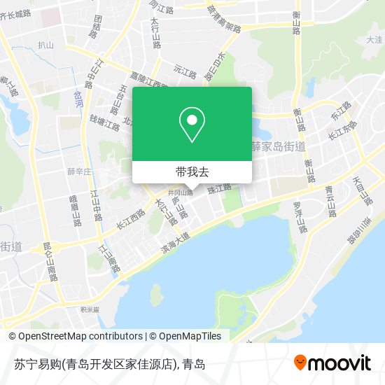 苏宁易购(青岛开发区家佳源店)地图
