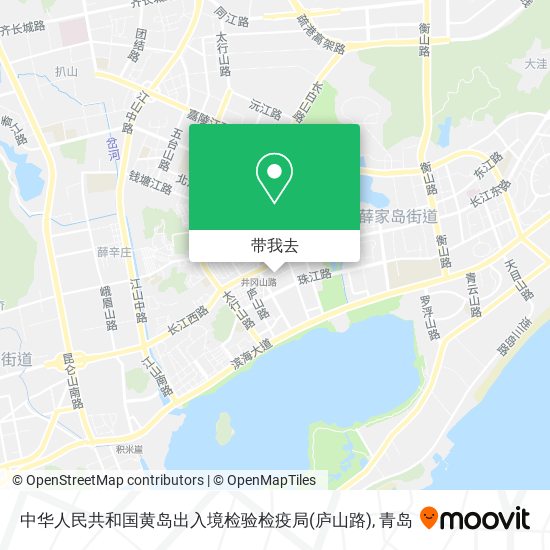 中华人民共和国黄岛出入境检验检疫局(庐山路)地图