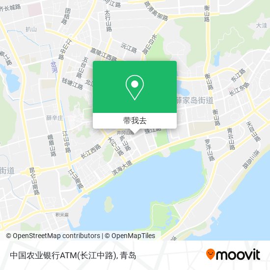 中国农业银行ATM(长江中路)地图