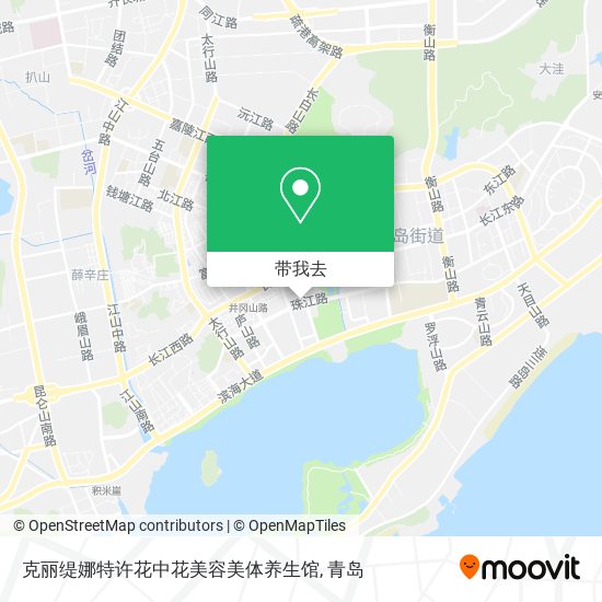 克丽缇娜特许花中花美容美体养生馆地图