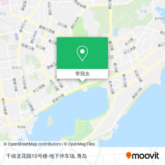 千禧龙花园10号楼-地下停车场地图