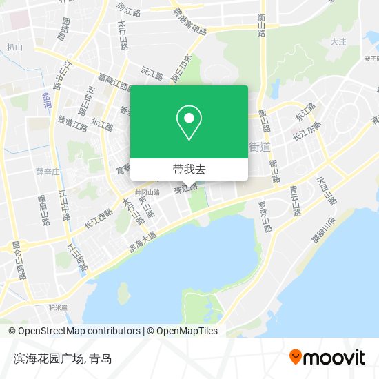 滨海花园广场地图