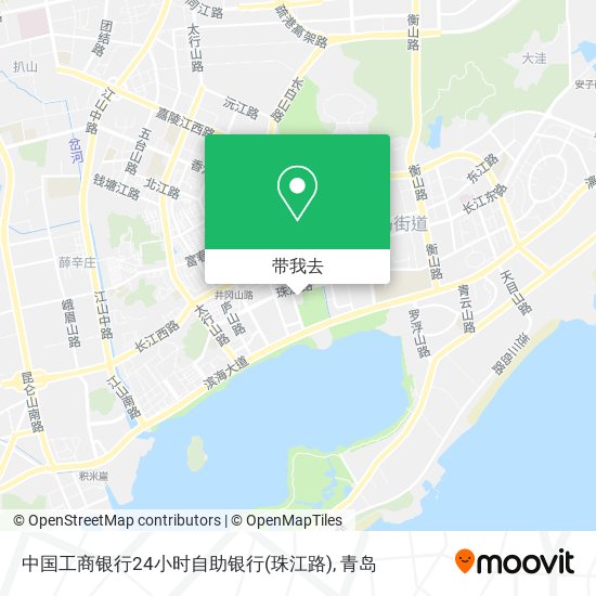 中国工商银行24小时自助银行(珠江路)地图