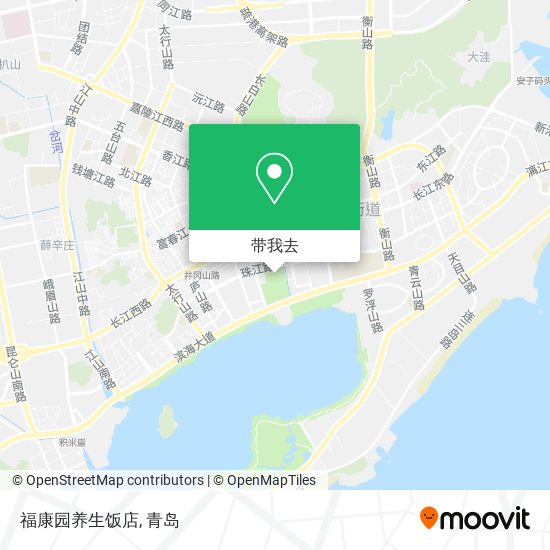 福康园养生饭店地图