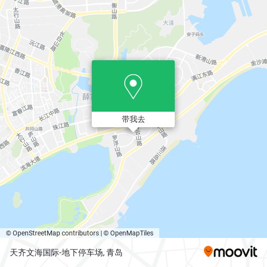 天齐文海国际-地下停车场地图