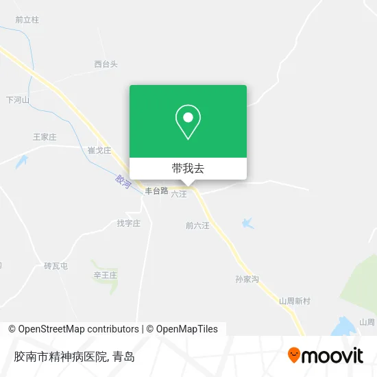 胶南市精神病医院地图