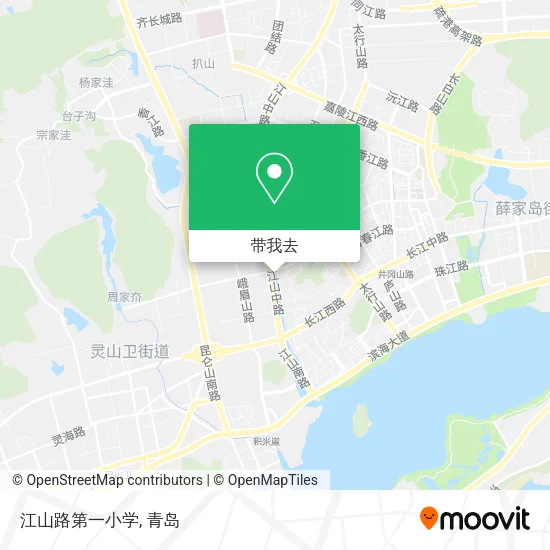江山路第一小学地图