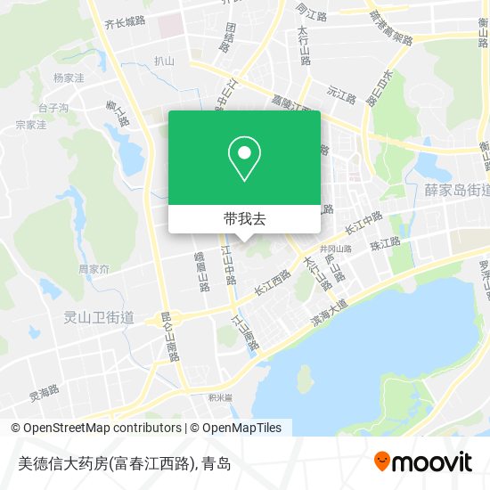 美德信大药房(富春江西路)地图