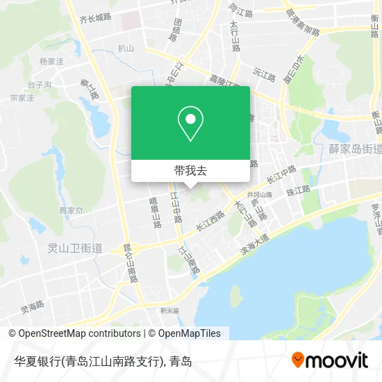 华夏银行(青岛江山南路支行)地图