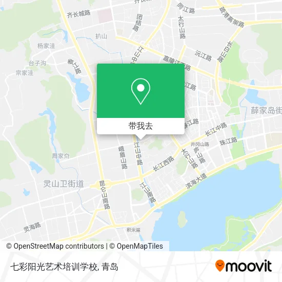 七彩阳光艺术培训学校地图