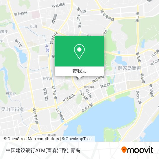 中国建设银行ATM(富春江路)地图