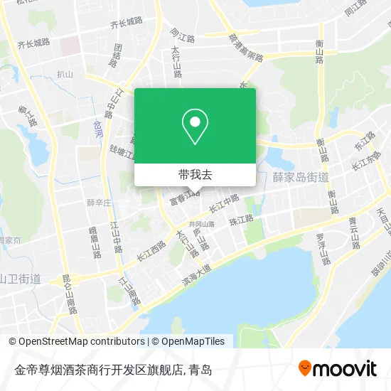 金帝尊烟酒茶商行开发区旗舰店地图