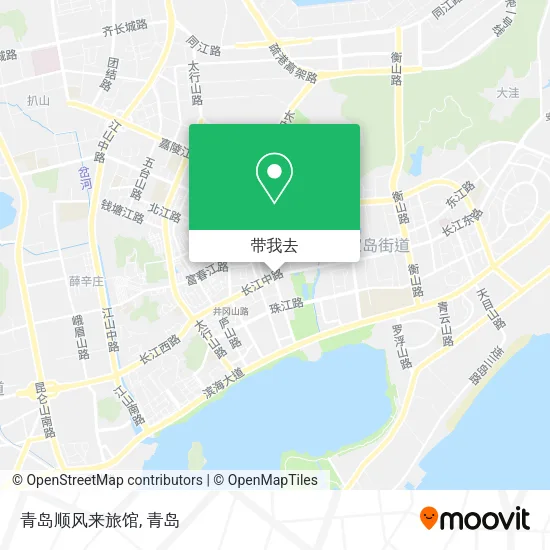 青岛顺风来旅馆地图